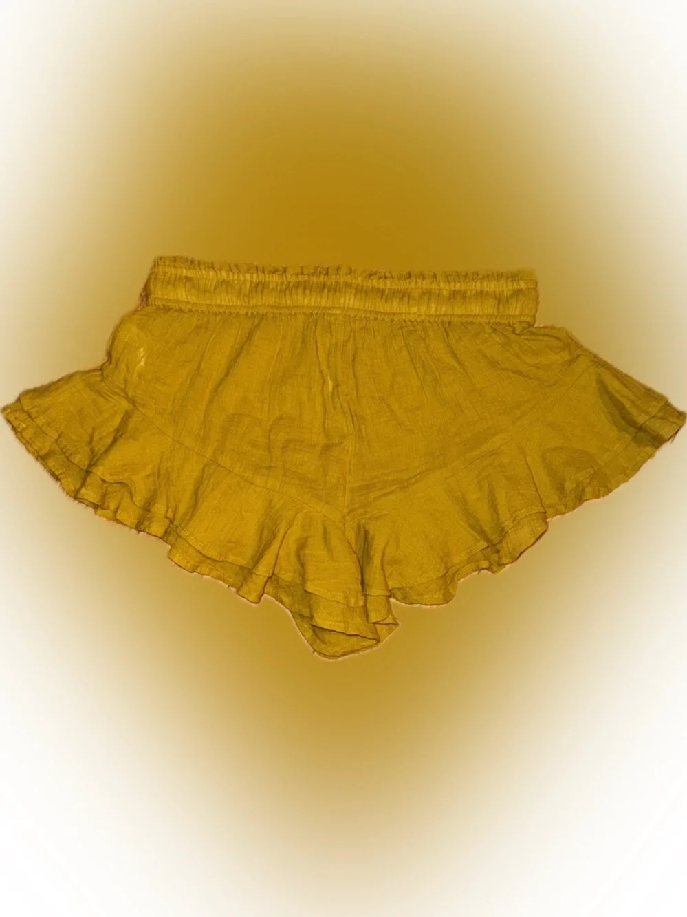By Anthropologie Grommet Flounce Shorts
